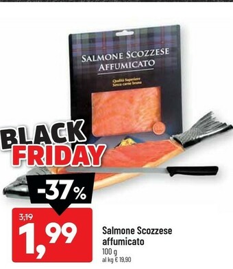 DPiù Salmone scozzese affumicato offerta