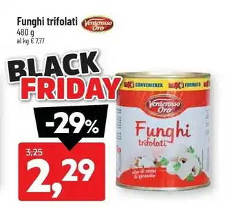 DPiù Venderosso oro funghi trifolati offerta
