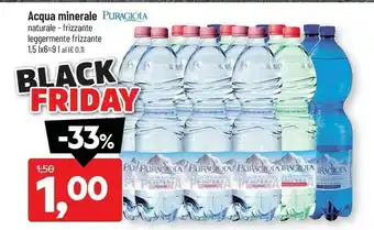 DPiù Puragioia - acqua minerale naturale offerta