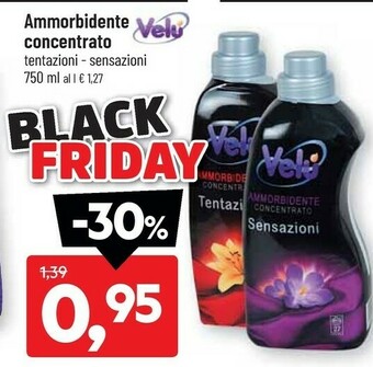 DPiù Velu ammorbidente concentrato offerta