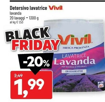 DPiù Detersivo lavatrice offerta