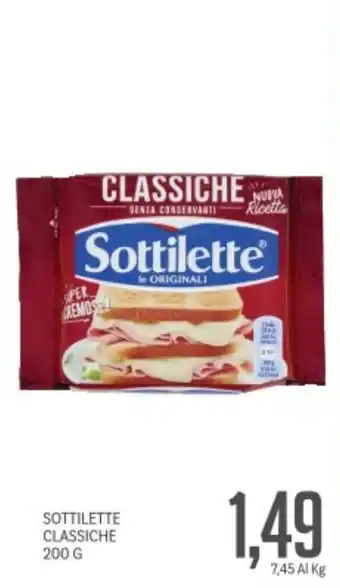 Supermercati Piccolo Sottilette classiche offerta