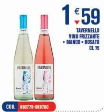 Adhoc Tavernello vino frizzante bianco rosato offerta