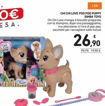 Spazio Conad Simba Toys Chi chi Love Poo Poo Puppy offerta