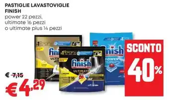 Pam Pastiglie lavastoviglie FINISH offerta