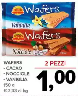 Todis Wafers - cacao - nocciole -vaniglia offerta