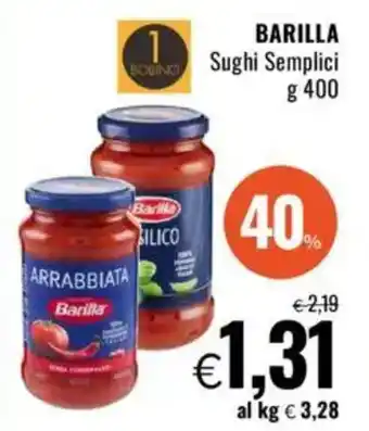 Famila BARILLA Sughi Semplici offerta