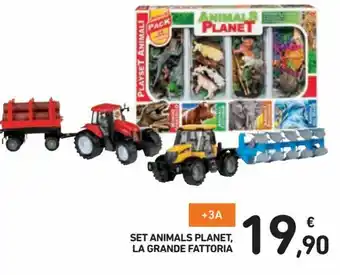 Spazio Conad Set Animals Planet, La Grande Fattoria offerta