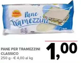 Todis Pane per tramezzini classico offerta