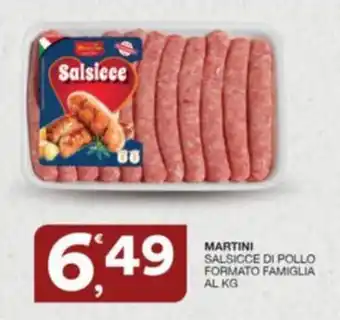 Sisa Martini salsicce di pollo formato famiglia offerta