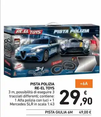 Re-el Toys Pista Polizia