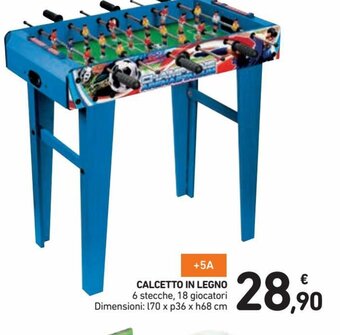 Calcetto in Legno