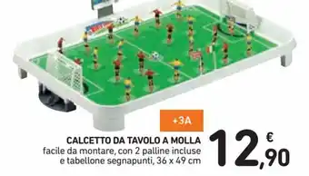 Spazio Conad Calcetto Da Tavolo A Molla offerta