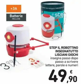 Spazio Conad Lisciani Giochi Step Il Robottino Insegnatutto offerta