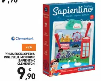 Spazio Conad Clementoni Prima Enciclopedia, Inglese, Il Mio Primo Sapientino offerta