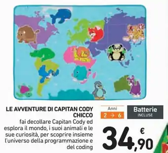 Spazio Conad Chicco Le Avventure Di Capitan Cody offerta
