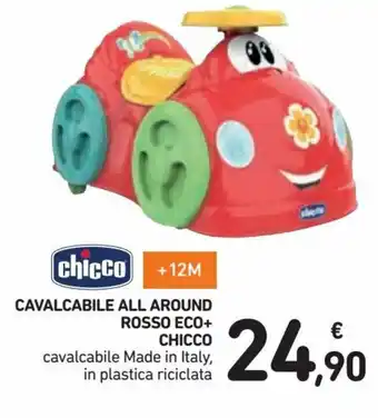 Spazio Conad Chicco Cavalcabile All Around Rosso Eco+ offerta