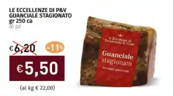 Prezzemolo e Vitale Le eccellenze di p&v guanciale stagionato offerta