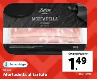 Lidl Deluxe Mortadella Al Tartufo offerta