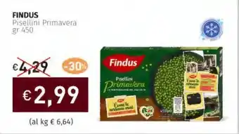 Prezzemolo e Vitale FINDUS Pisellini Primavera offerta