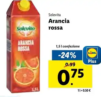 Lidl Solevita Arancia rossa offerta