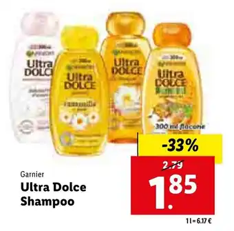 Lidl Garnier Ultra Dolce Shampoo offerta