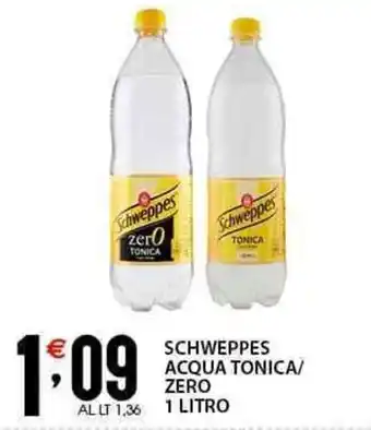 Sisa Schweppes acqua tonica/ zero offerta