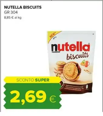Tigre Nutella biscuits 304 g(ml) offerta