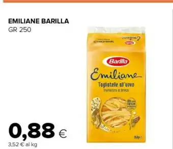 Tigre Emiliane tagliatelle larghe all'uovo 250 g(ml) offerta