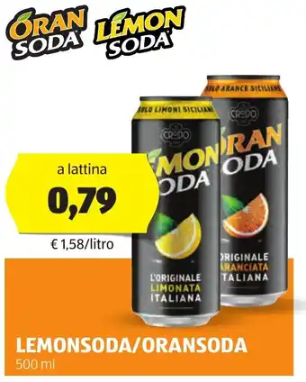 ALDI Lemonsoda/oransoda offerta