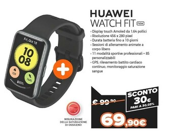 Expert Watch fit 4,17 cm (1.64") amoled grafite gps (satellitare) offerta