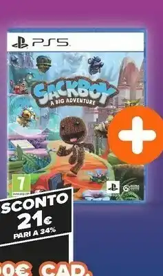 Expert Sackboy: a big adventure standard playstation 5 offerta