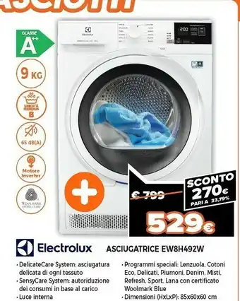Expert Asciugatrice ew8h492w offerta