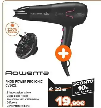 Expert Cv5622 2200w nero asciuga capelli offerta