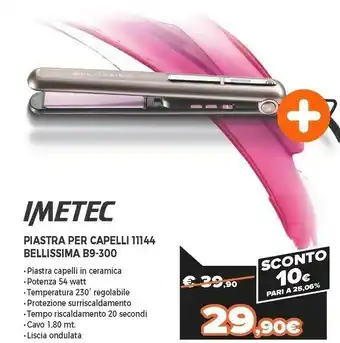 Expert Piastra per capelli 11144 bellissima b9-300 offerta