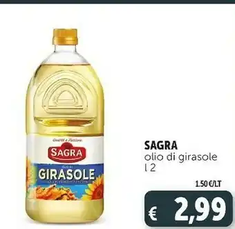 Deco Supermercati Sagra - olio di semi di girasole 2000 g(ml) offerta
