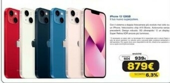 Euronics Iphone 13 offerta