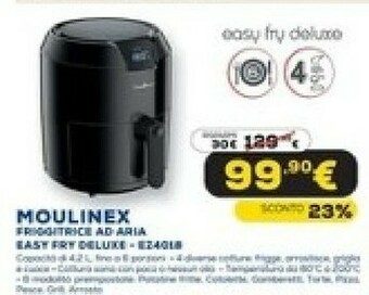 Ez4018 easy fry deluxe, friggitrice ad aria senza olio, 8 modalità preimpostate, capacità xl fino a 6 persone, 80° a 200° c