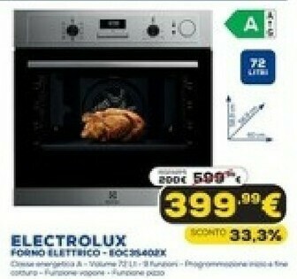 Euronics Forno elettrico offerta
