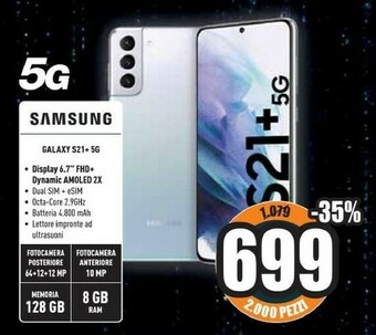 Unieuro Galaxy s21+ 5g offerta