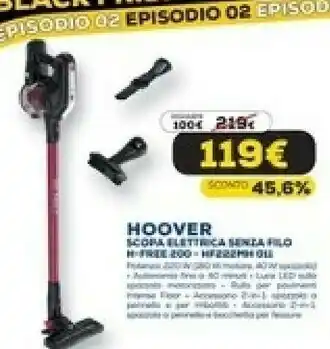 Euronics Scopa elettr8ica senza filo offerta