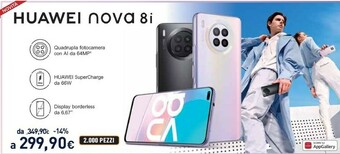 Nova 8i 16,9 cm (6.67") doppia sim emui 11.0 4g usb tipo-c 6 gb 128 gb 4300 mah argento