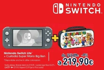 Unieuro Switch lite offerta