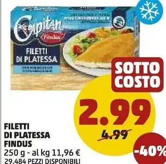 PENNY Filetti di platesa 250 g offerta