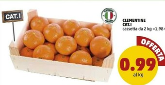 PENNY Clementine offerta