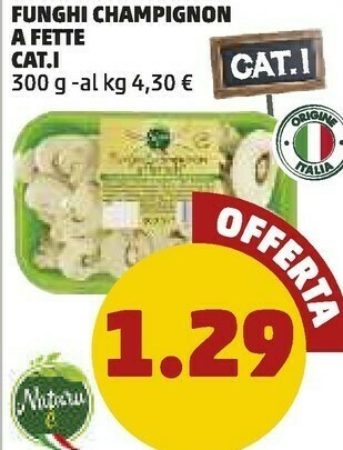 PENNY Funghi champignon a fette offerta