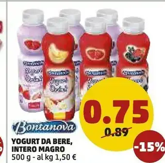 PENNY Bontanova - yogurt intero bianco 500 g(ml) offerta