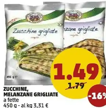 PENNY Zucchine/ melanzane grigliate offerta