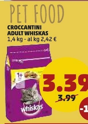PENNY Croccantini adult 1400 g offerta