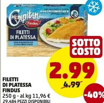 PENNY Filetti di platesa 250 g offerta